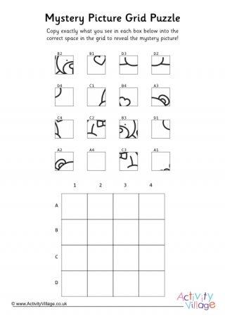 Mystery Picture Puzzle - Teddy