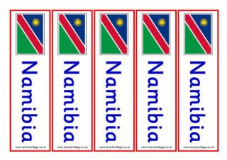 Namibia Bookmarks 