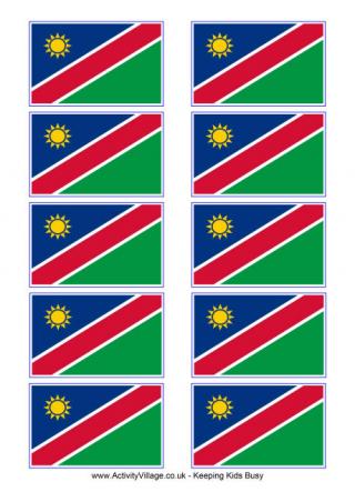 Namibia Flag Printable