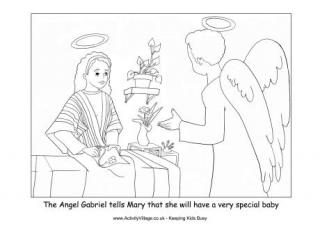 Nativity Colouring Pages