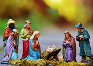 Nativity Scene Poster