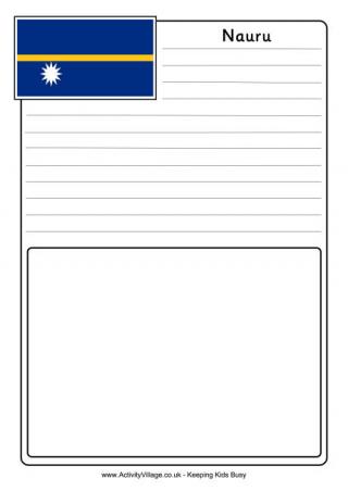 Nauru Notebooking Page