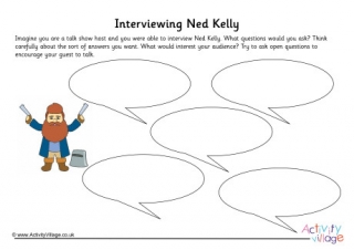 Ned Kelly Interview Worksheet