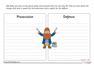 Ned Kelly Trial Worksheet