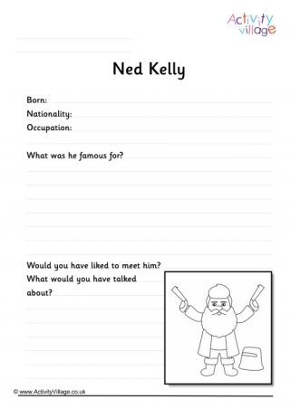 Ned Kelly Worksheet