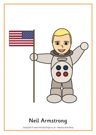 Neil Armstrong Poster