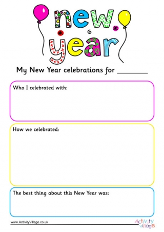 New Year Journal Page
