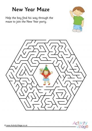 New Year Maze 10