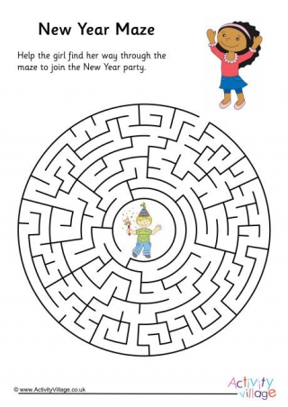New Year Maze 7
