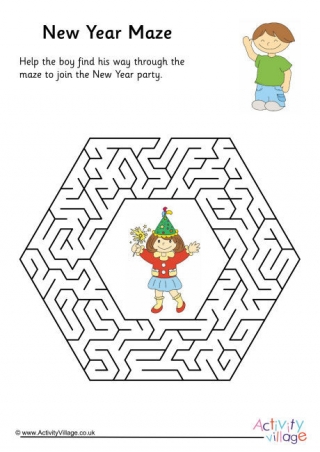 New Year Maze 8