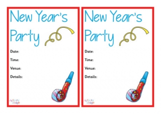 New Years Party Invitation 1