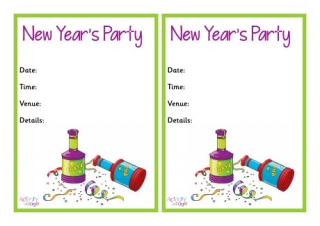 New Years Party Invitation 2
