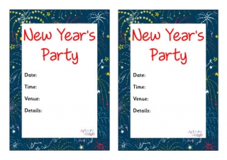 New Years Party Invitation 4