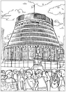 New Zealand Colouring Pages