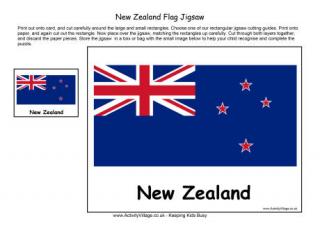 New Zealand Flag Jigsaw
