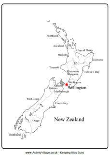 New Zealand Printables for Kids