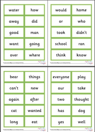 Next 200 Common Word Cards 1