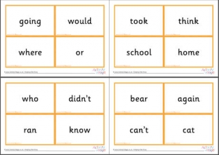Next 200 Common Words Flash Cards 1