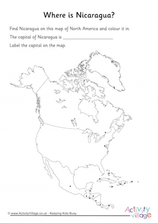 Nicaragua Location Worksheet