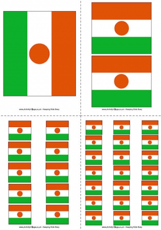 Niger Flag Printable