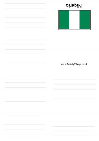 Nigeria Booklet - Lined