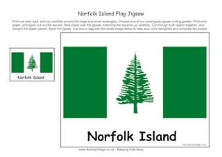 Norfolk Island Flag Jigsaw