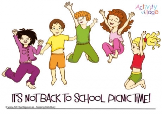 Not Back to School Picnic Poster 1