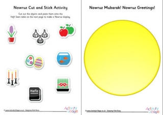 Nowruz Cut and Stick Activity