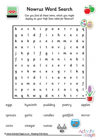 Nowruz Word Search 2