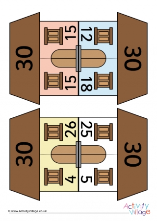 Number Bond House Jigsaws to 30