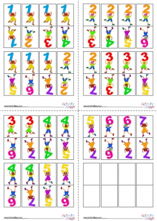Number Dominoes 2