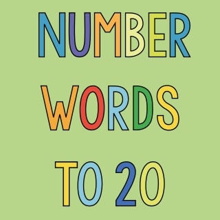 Number Words to 20