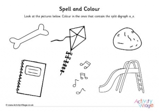 O E Split Digraph Spell And Colour