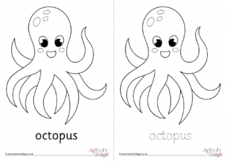 Octopus Colouring Page 2