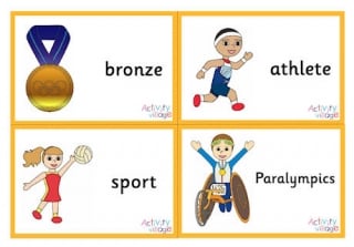 Olympic Flash Cards - Small