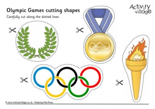 Olympic Games Cutting Shapes