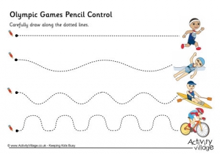 Olympic Games Pencil Control