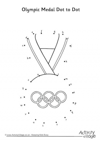 Olympic Medal Dot to Dot