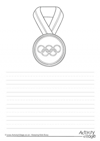 Olympic Medal Story Paper