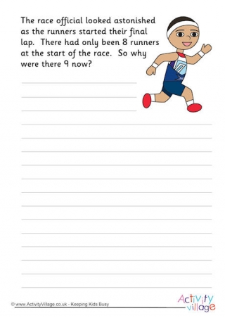 Olympic Mystery Runner Story Starter