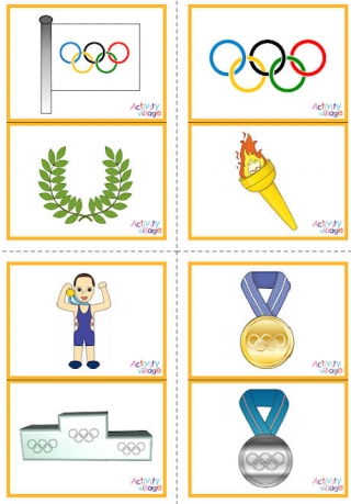 Olympic Picture Flash Cards