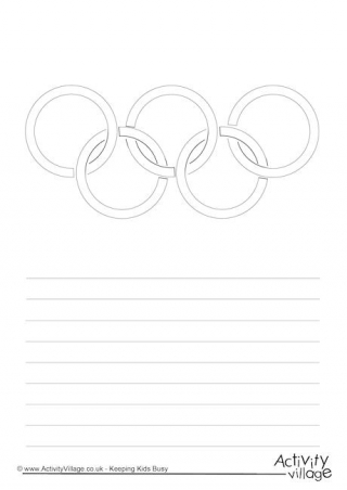 Olympic Rings Story Paper