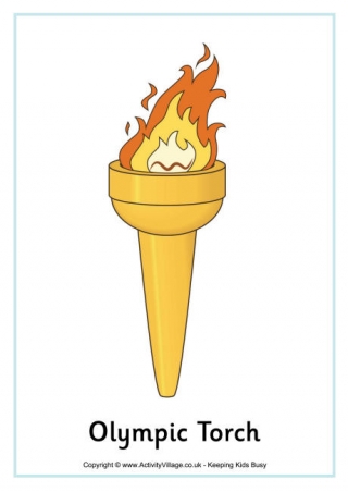 Olympic Torch Poster