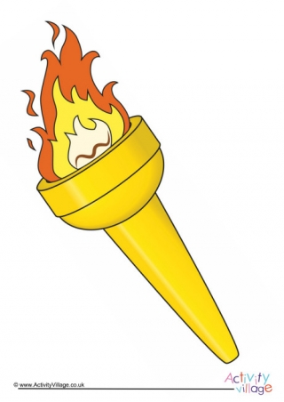 Olympic Torch Printable
