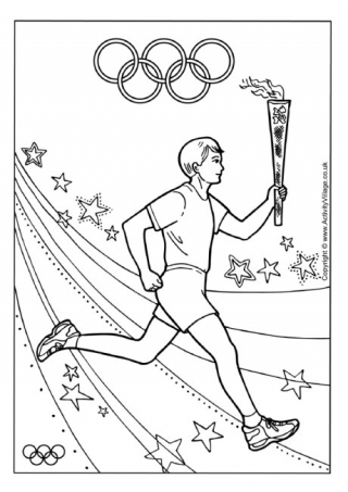 Olympic Colouring Pages for Kids