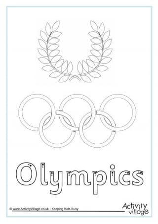 Olympics Finger Tracing