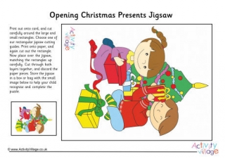 Opening Christmas Presents Jigsaw