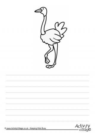 Ostrich Story Paper