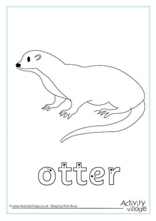 Otter Finger Tracing