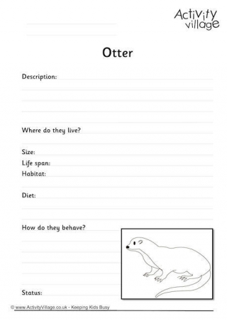 Otter Worksheet